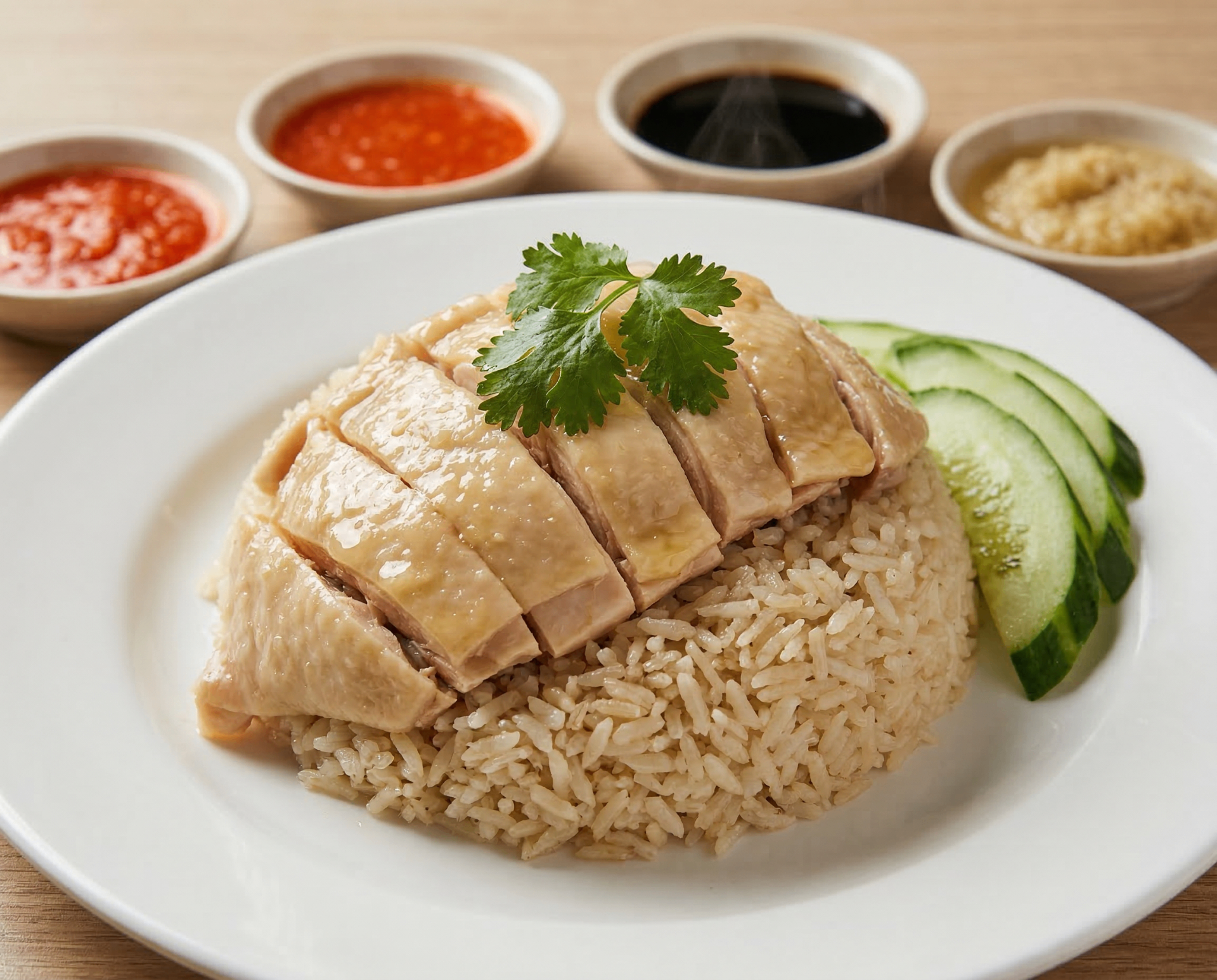 Stem Rice Chicken Xing Yun Hainanese Boneless Chicken Rice | Singapore